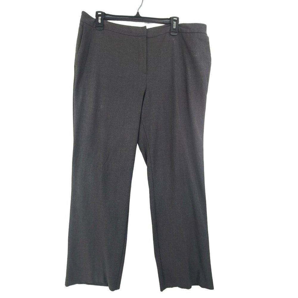 214. Charter Club Women's Straight Leg Dress Pants Gray Size 16